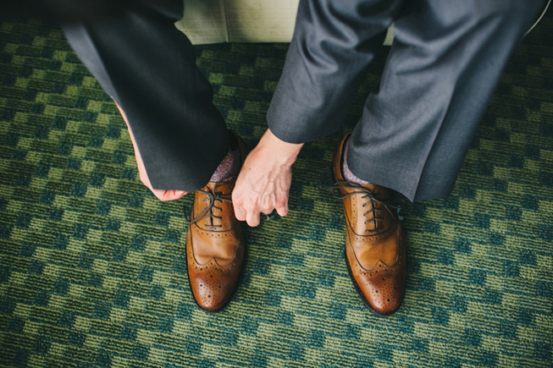 Eclectic Pink and Gray Garden Wedding via TheELD.com