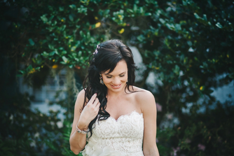 Eclectic Pink and Gray Garden Wedding via TheELD.com