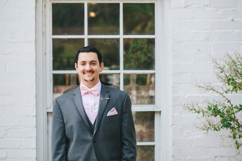 Eclectic Pink and Gray Garden Wedding via TheELD.com