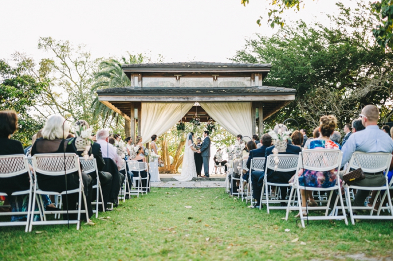 Eclectic Pink and Gray Garden Wedding via TheELD.com