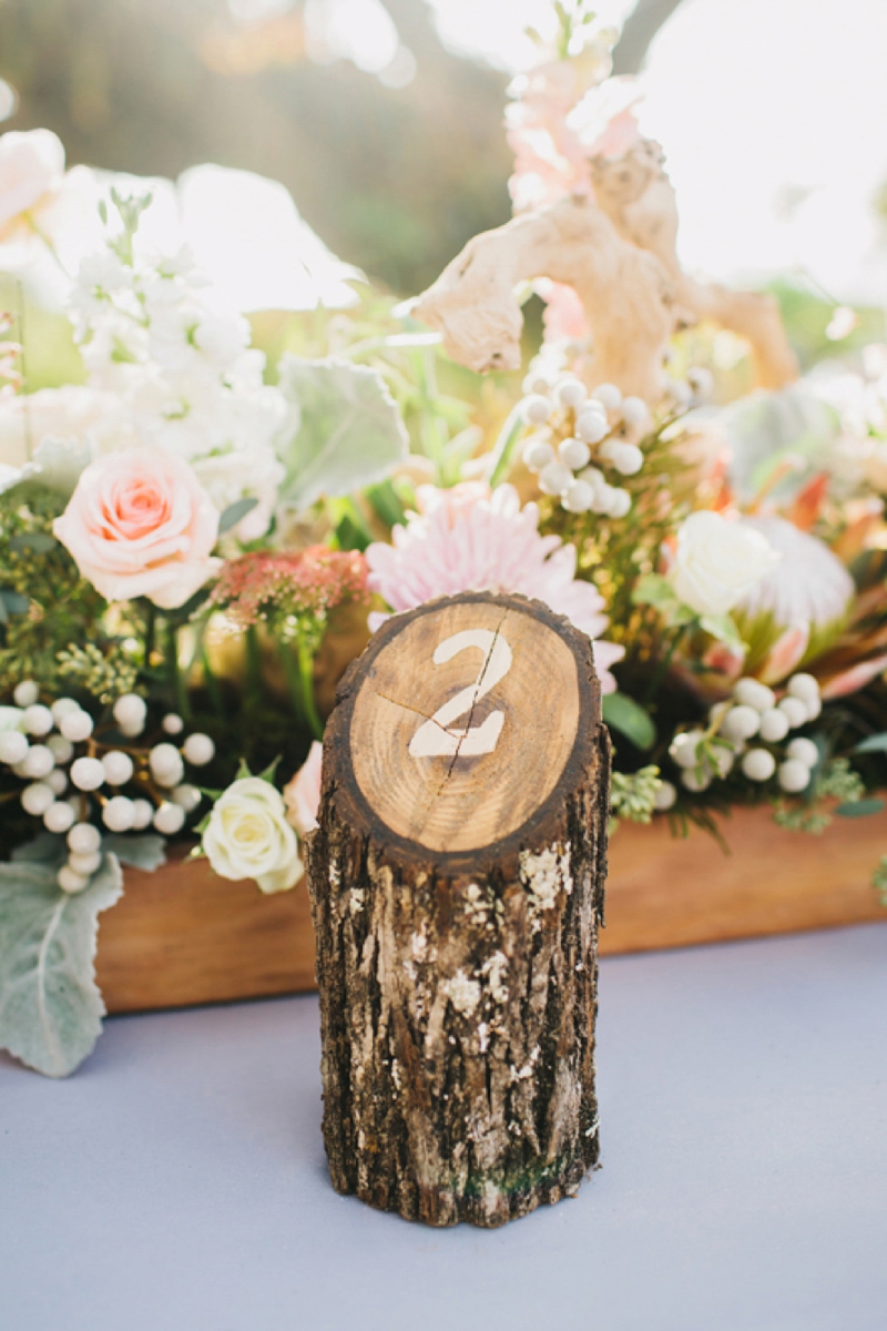 Eclectic Pink and Gray Garden Wedding via TheELD.com