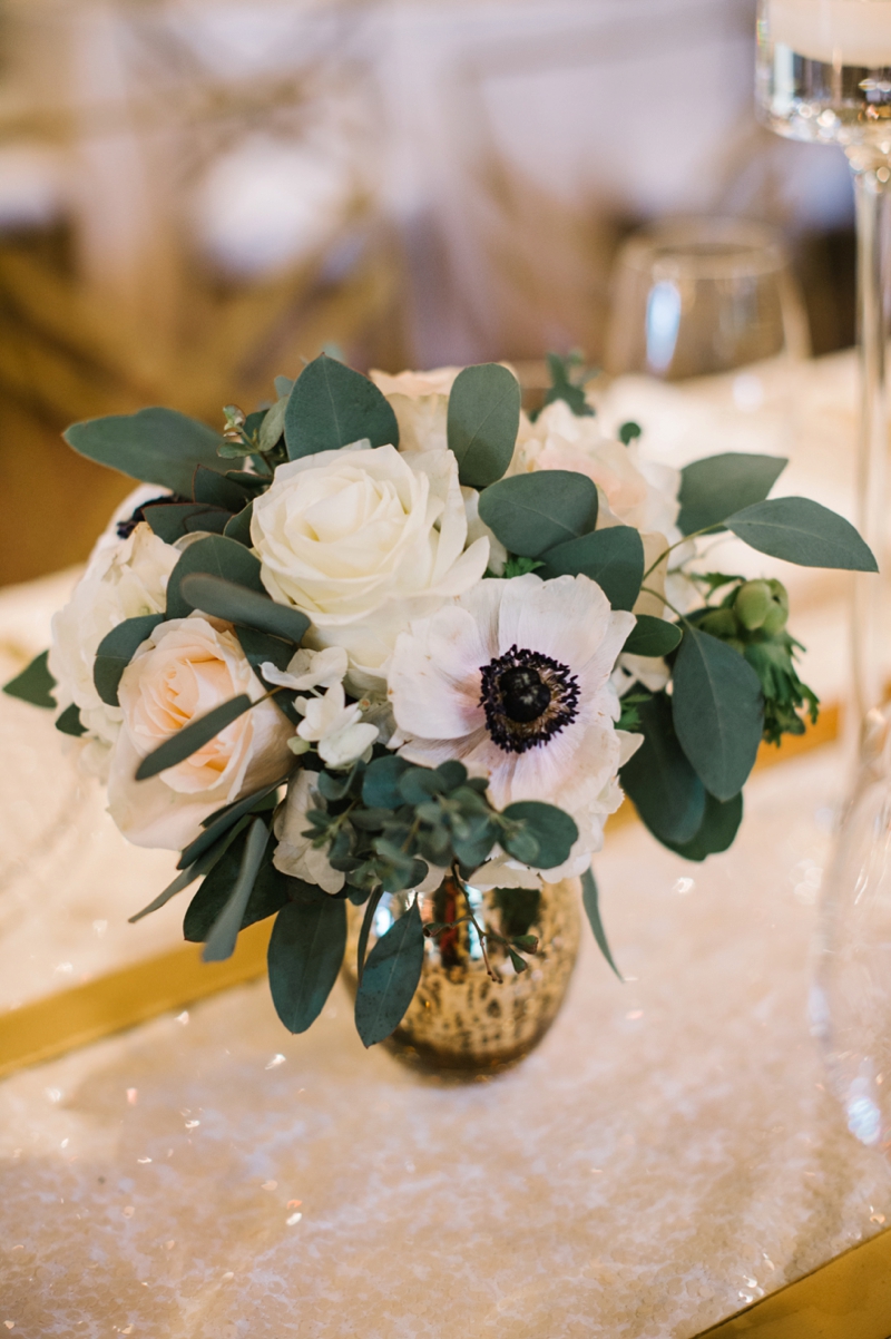 Elegant Blush and Champagne Wedding via TheELD.com