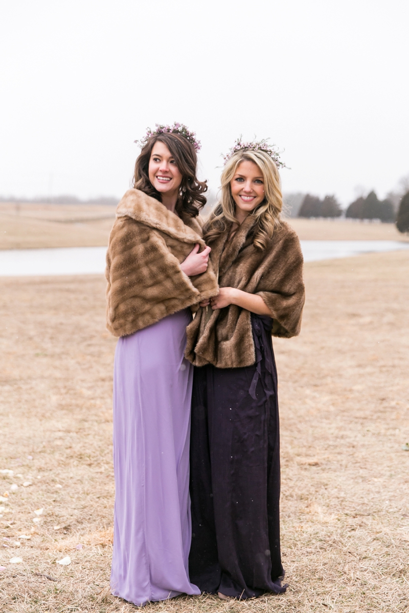 Elegant Lavender Winter Wedding Inspiration via TheELD.com