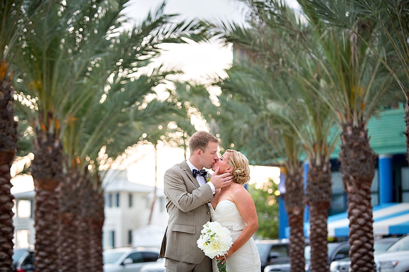 Navy and Green Destination Wedding via TheELD.com