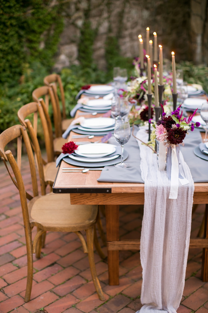 Romantic Berry Inspired Wedding Ideas via TheELD.com