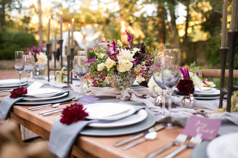 Romantic Berry Inspired Wedding Ideas via TheELD.com