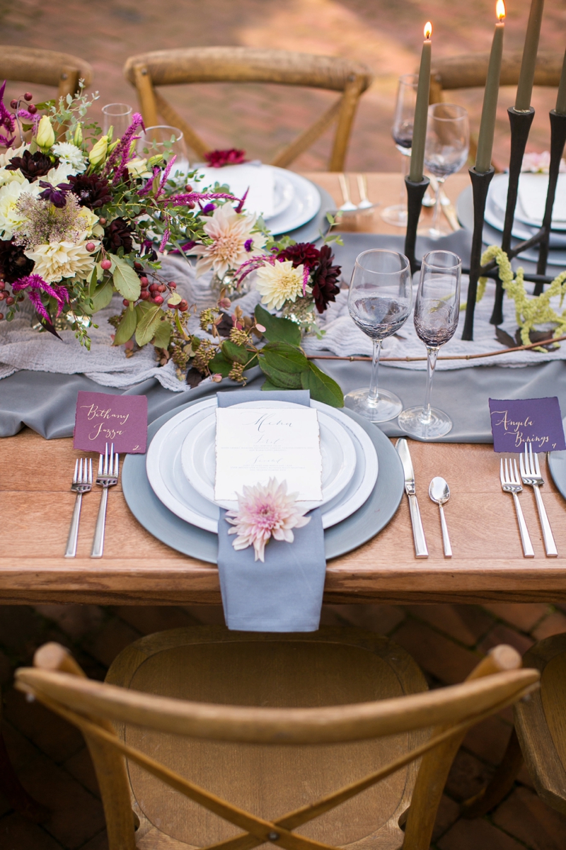 Romantic Berry Inspired Wedding Ideas via TheELD.com