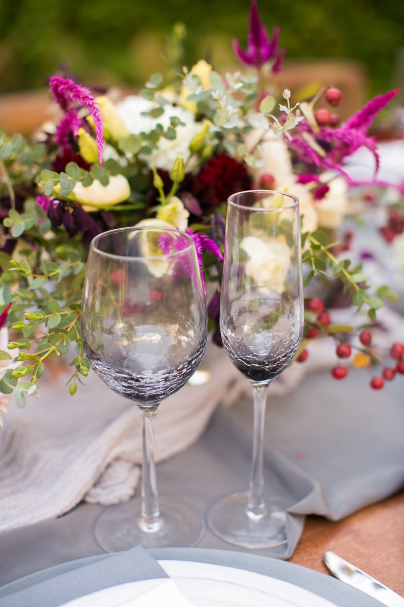 Romantic Berry Inspired Wedding Ideas via TheELD.com