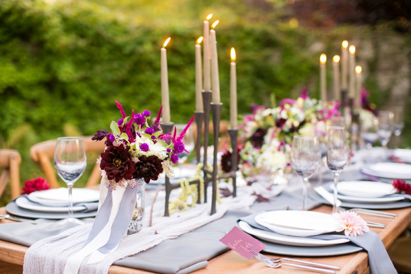 Romantic Berry Inspired Wedding Ideas via TheELD.com