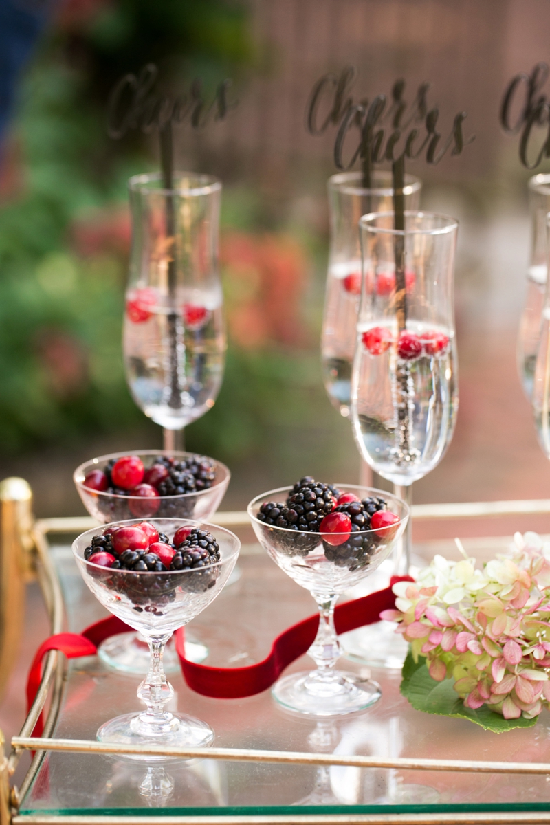 Romantic Berry Inspired Wedding Ideas via TheELD.com