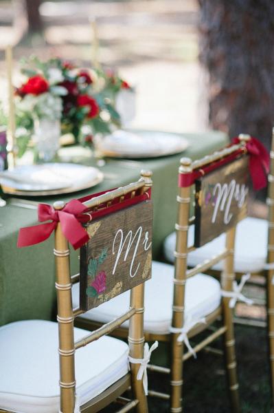Romantic Red and Green Wedding Ideas | Every Last Detail