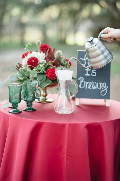 Romantic Red and Green Wedding Ideas | Every Last Detail