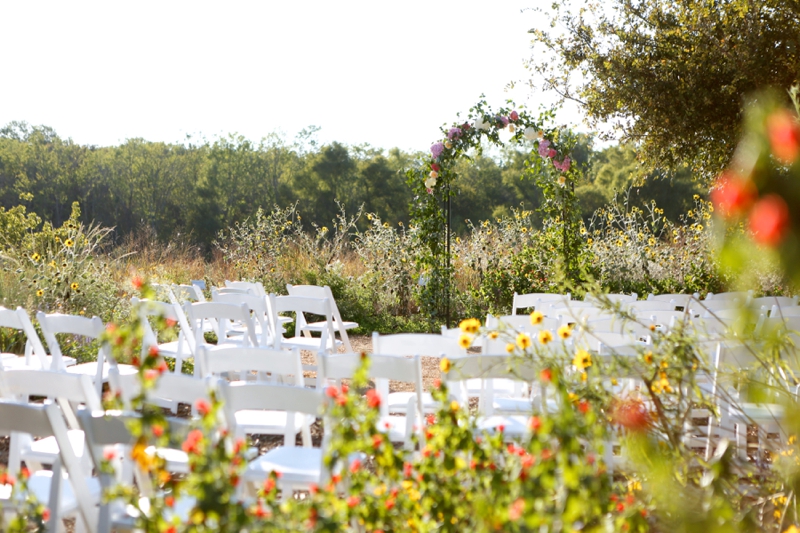 Yellow & Pink Texas Garden Wedding via TheELD.com