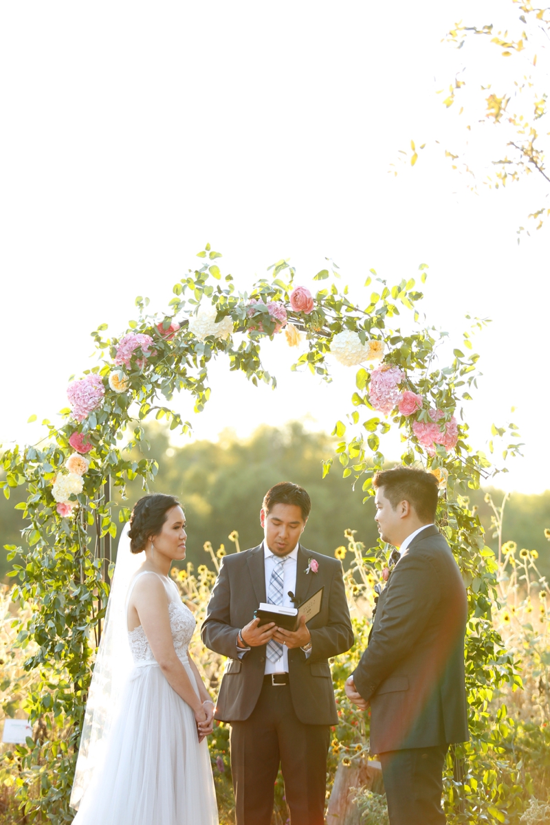 Yellow & Pink Texas Garden Wedding via TheELD.com