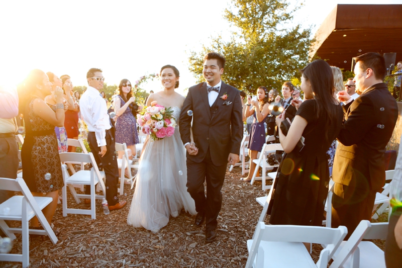 Yellow & Pink Texas Garden Wedding via TheELD.com