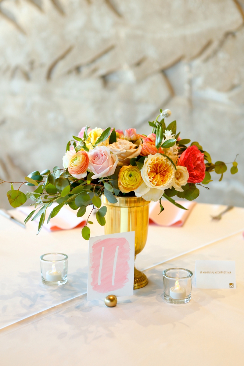 Yellow & Pink Texas Garden Wedding via TheELD.com