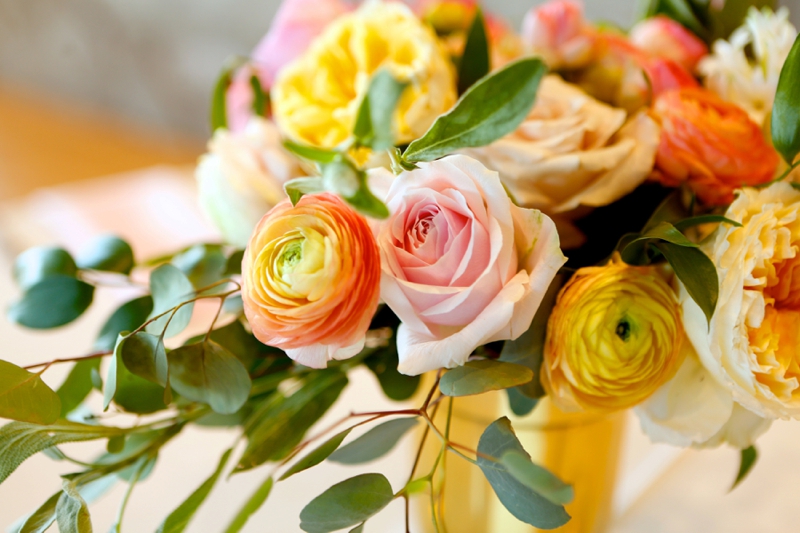 Yellow & Pink Texas Garden Wedding via TheELD.com