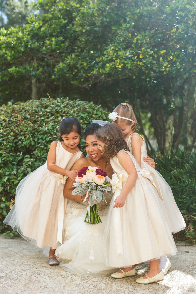 A Candlelit Red & Gold Jacksonville Wedding via TheELD.com