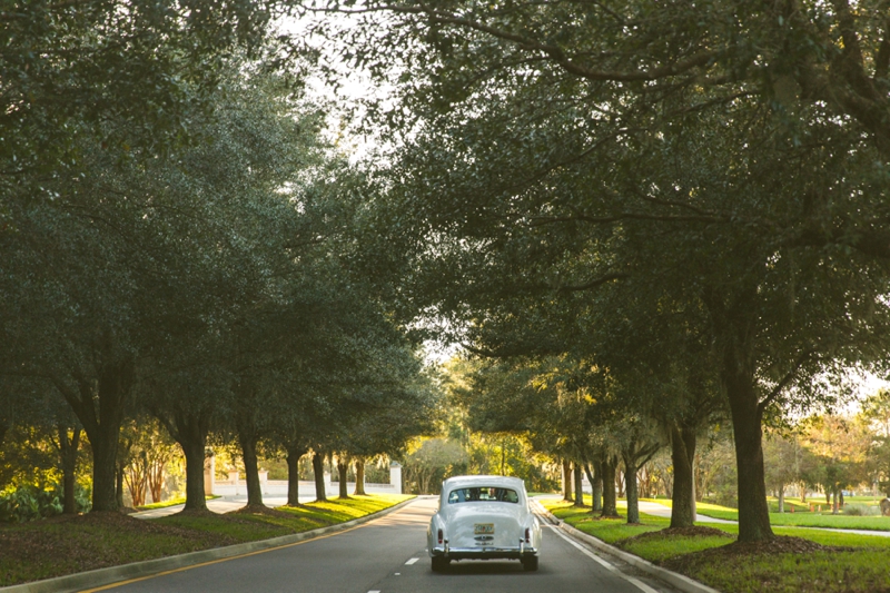 A Candlelit Red & Gold Jacksonville Wedding via TheELD.com