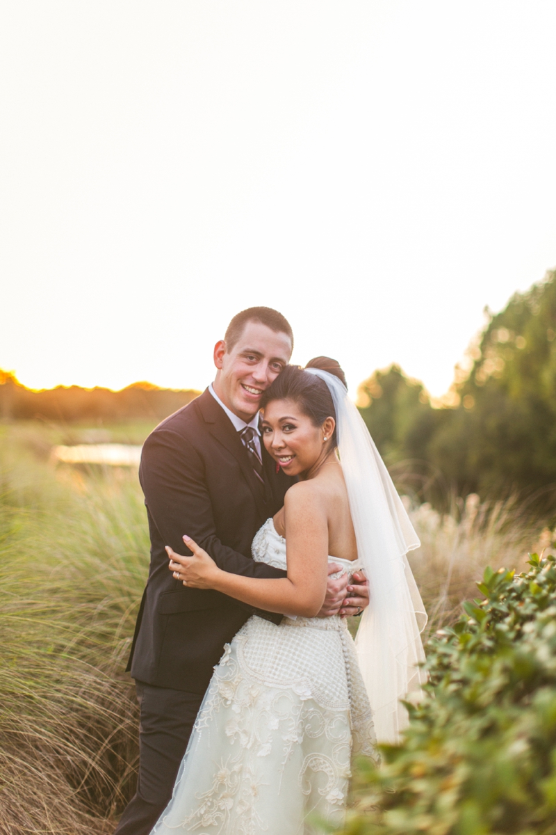 A Candlelit Red & Gold Jacksonville Wedding via TheELD.com