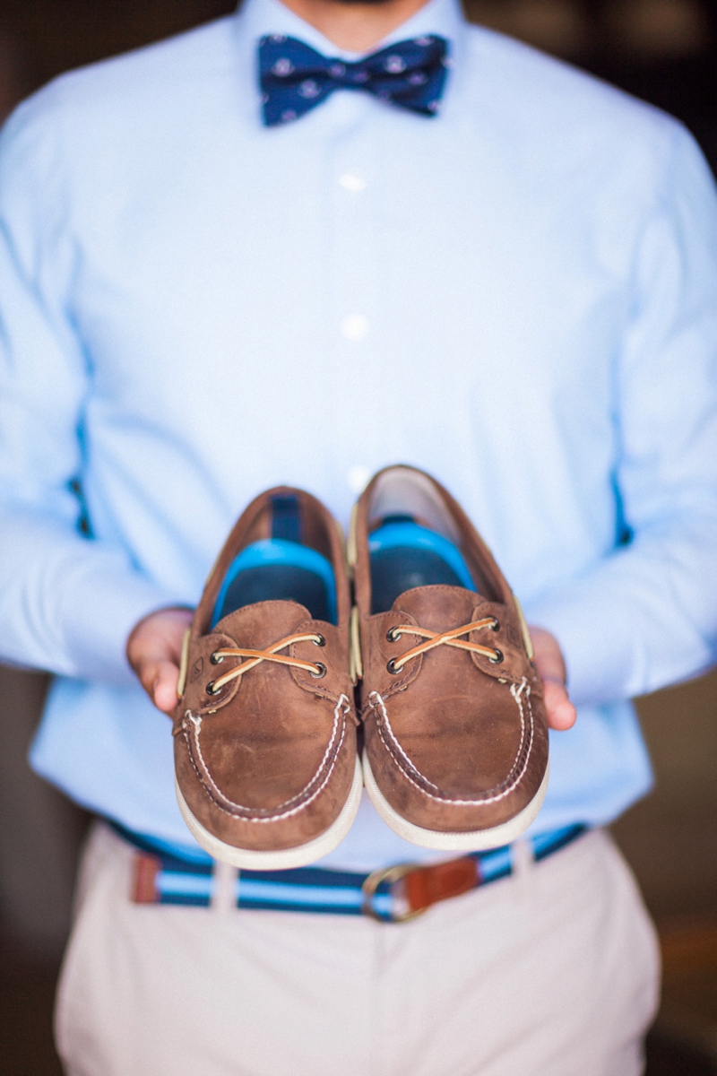 A Nautical Coral and Blue Destination Wedding via TheELD.com