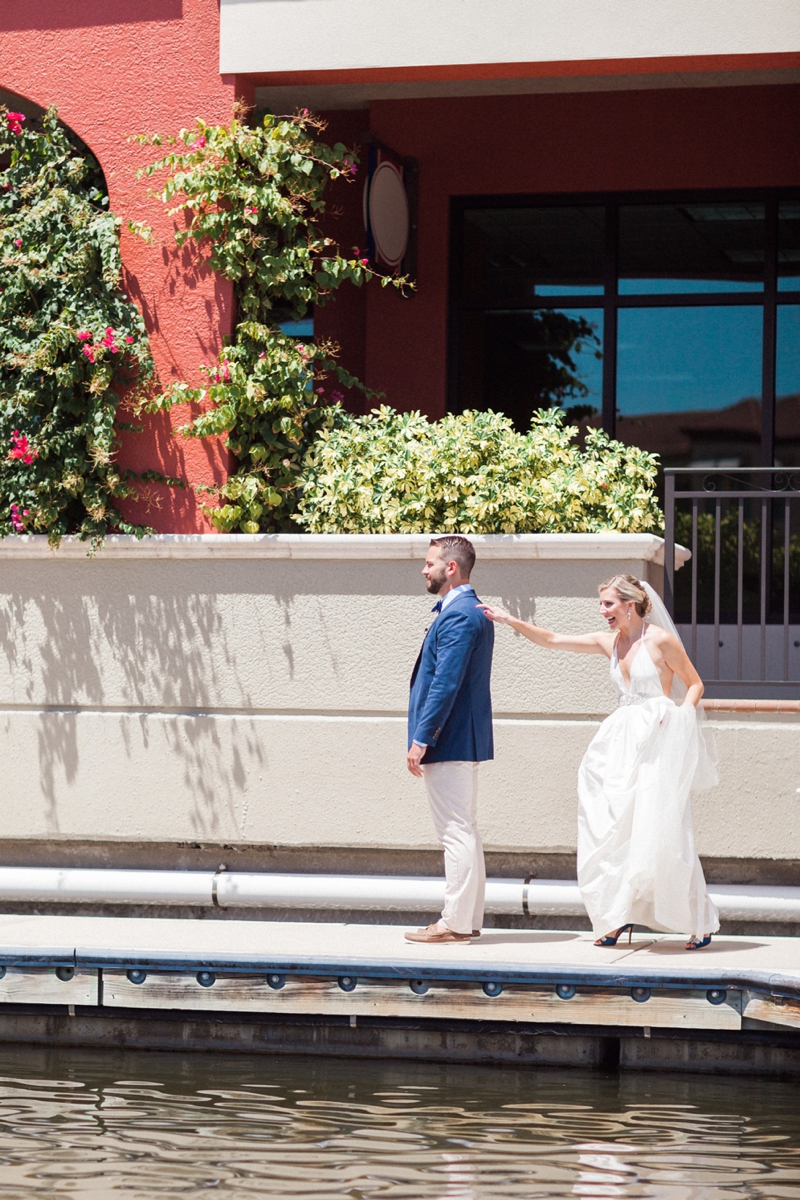 A Nautical Coral and Blue Destination Wedding via TheELD.com