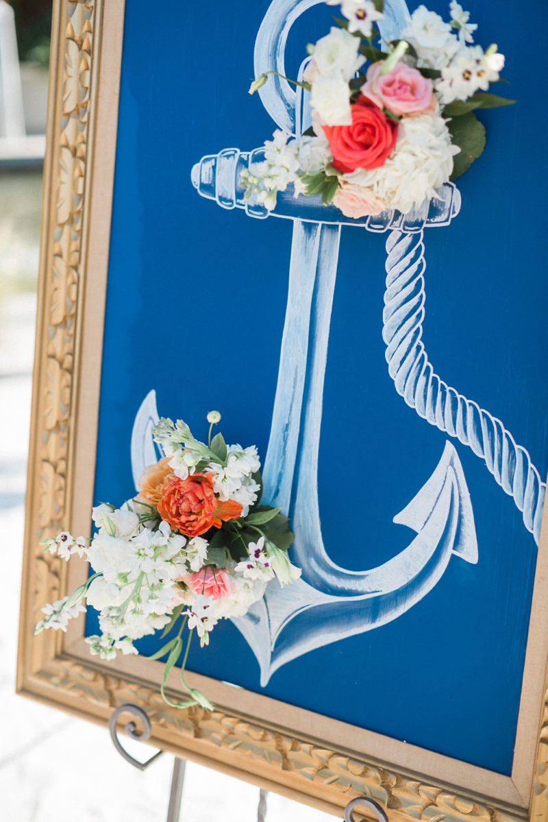 A Nautical Coral and Blue Destination Wedding via TheELD.com