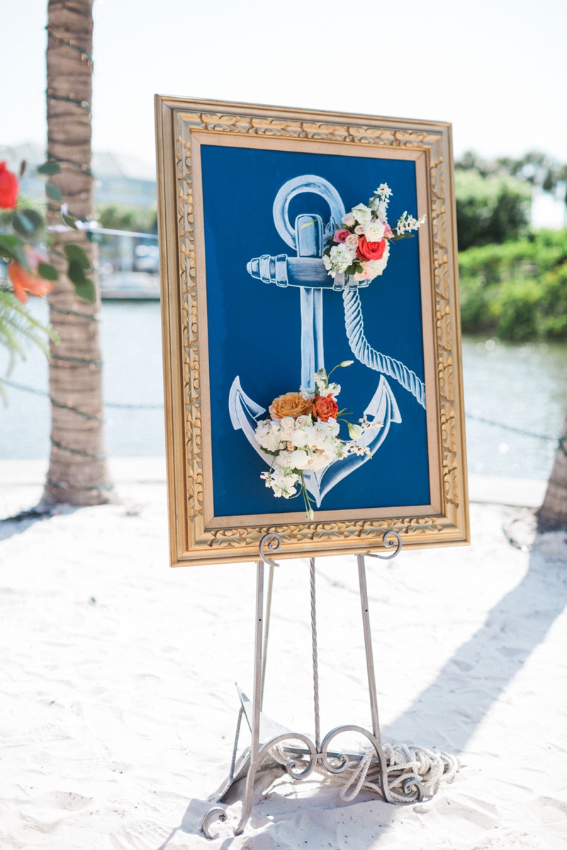 A Nautical Coral and Blue Destination Wedding via TheELD.com