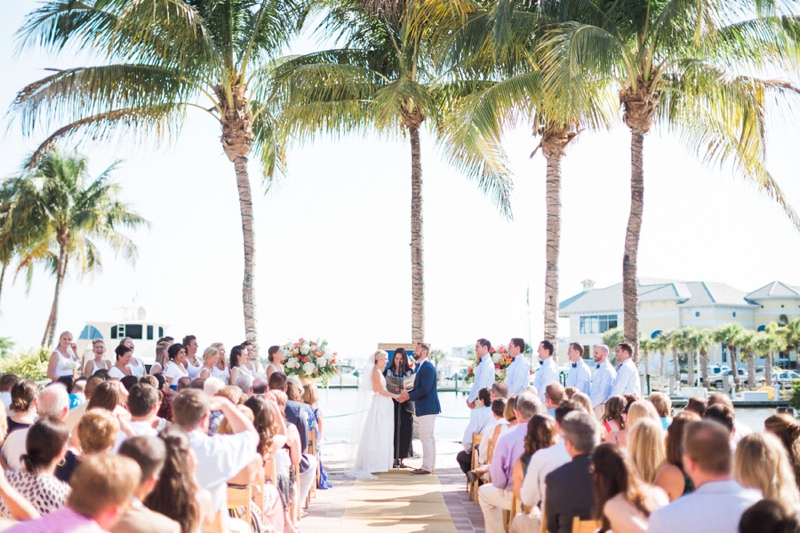 A Nautical Coral and Blue Destination Wedding via TheELD.com