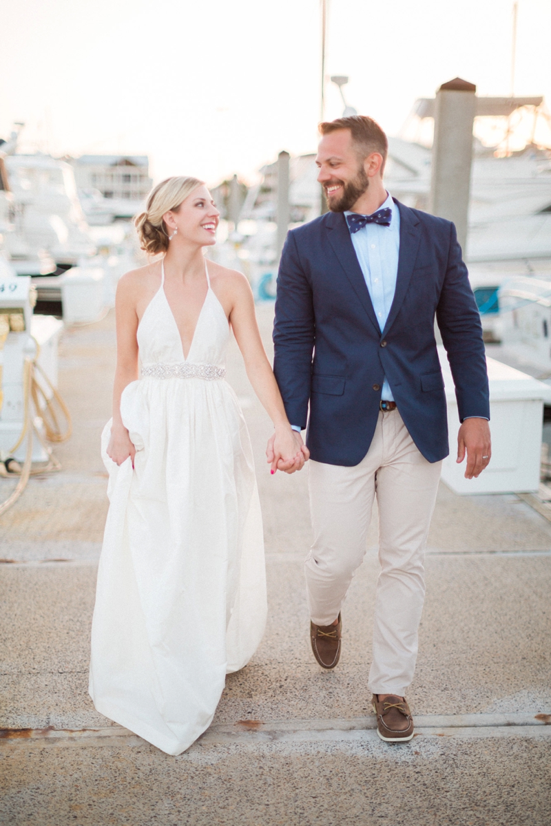 A Nautical Coral and Blue Destination Wedding via TheELD.com