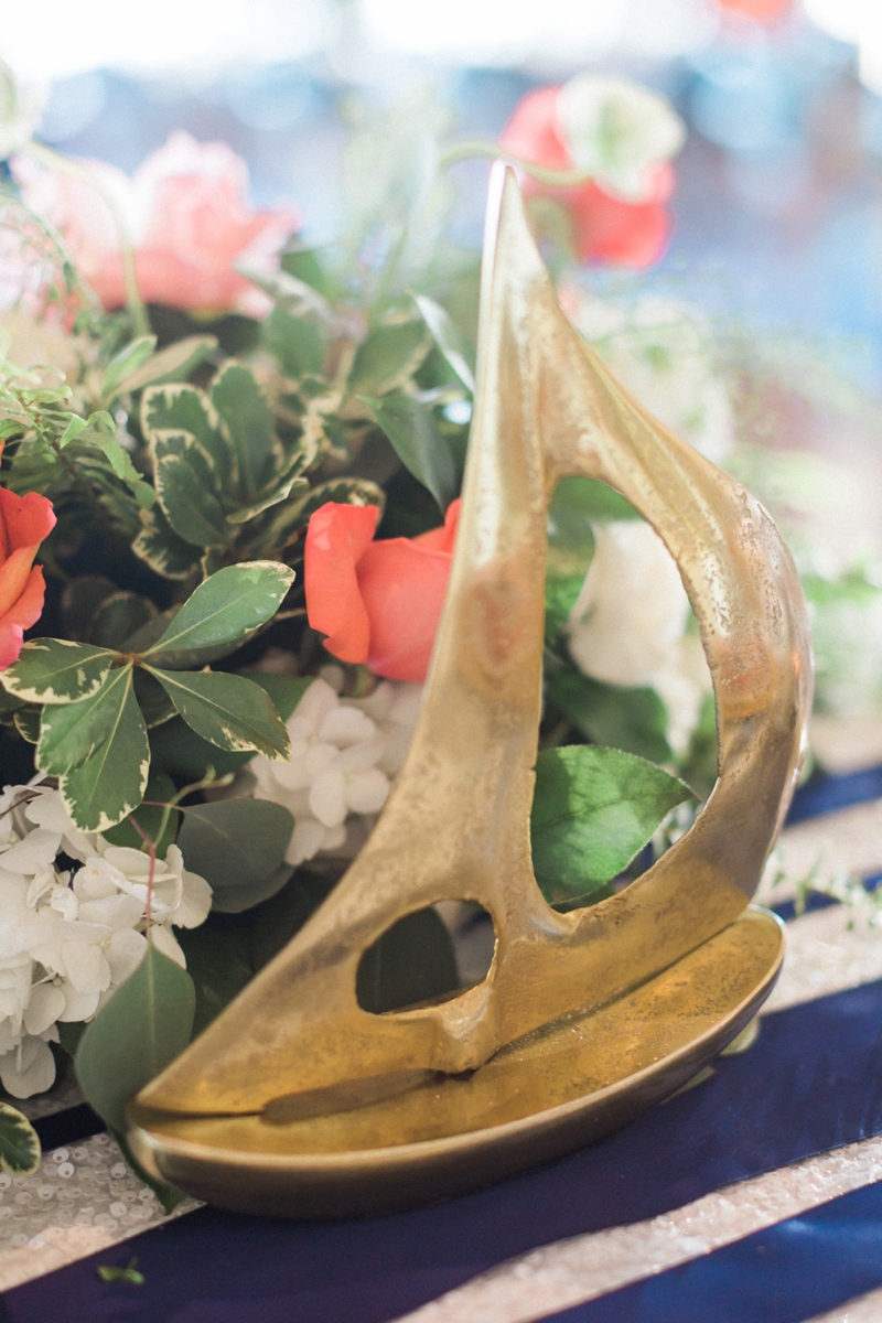 A Nautical Coral and Blue Destination Wedding via TheELD.com