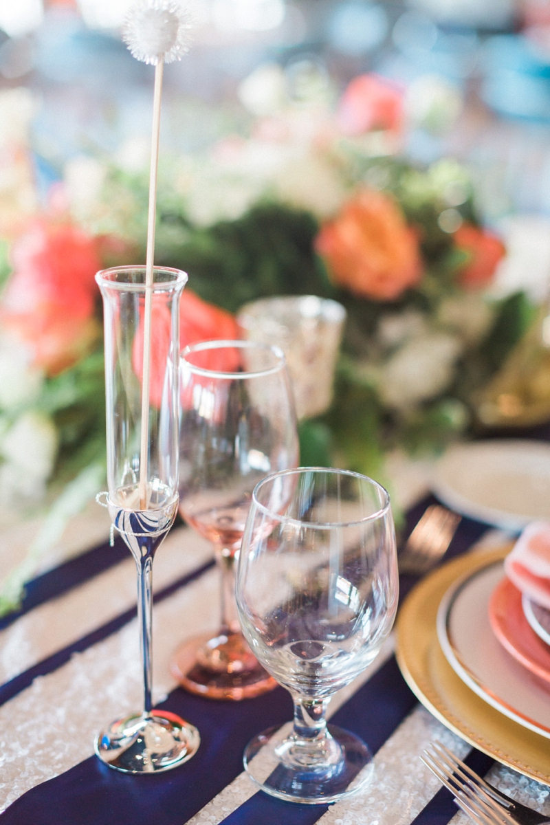 A Nautical Coral and Blue Destination Wedding via TheELD.com