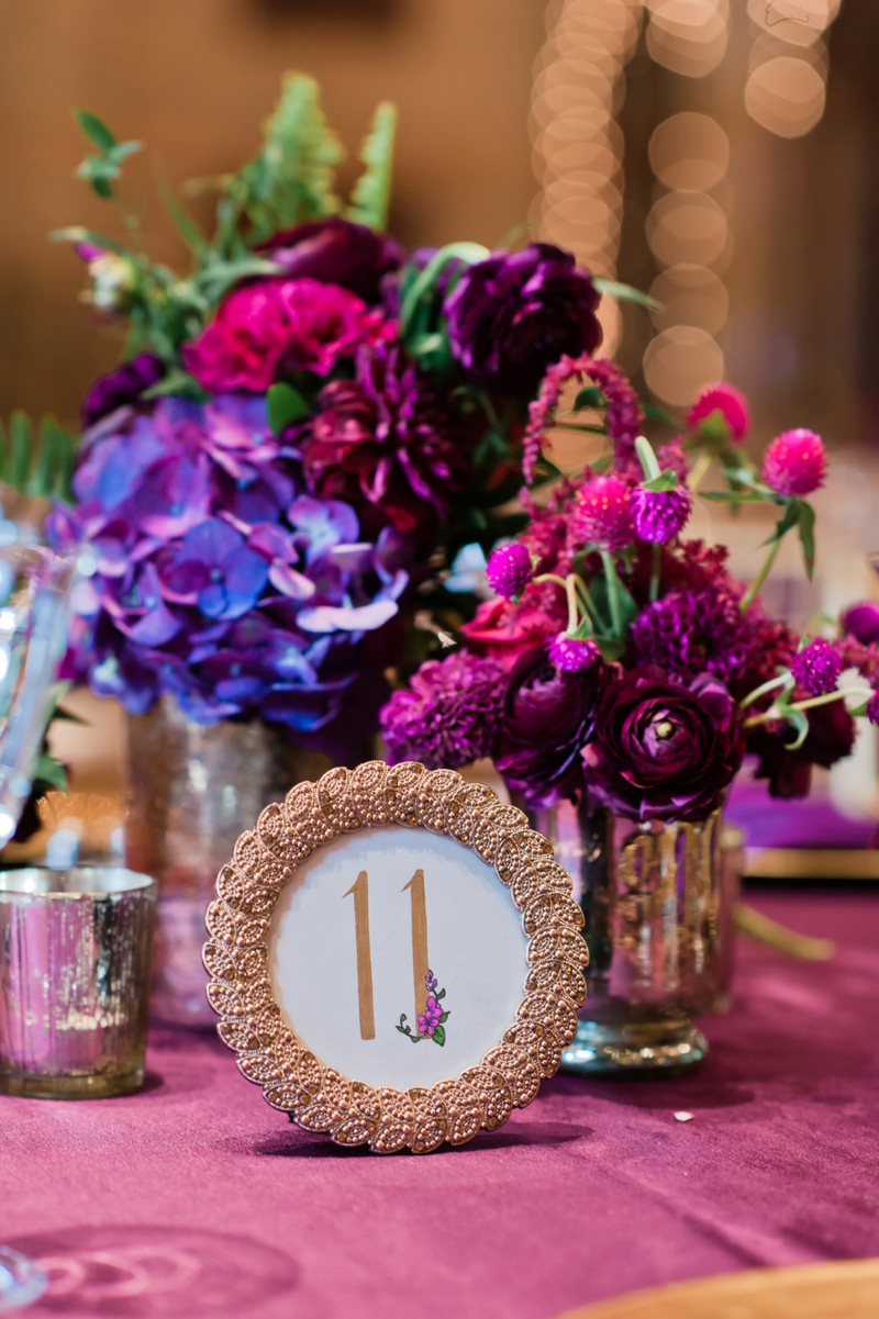 An Elegant Jewel Toned Washington DC Wedding via TheELD.com