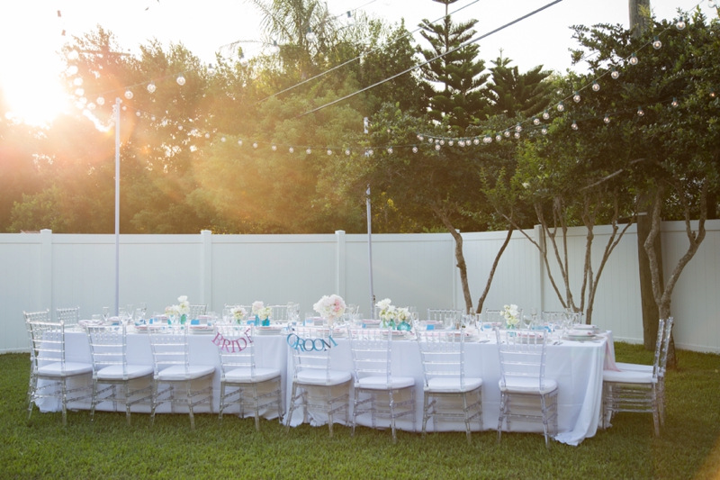 An Intimate Pink and Aqua Wedding via TheELD.com