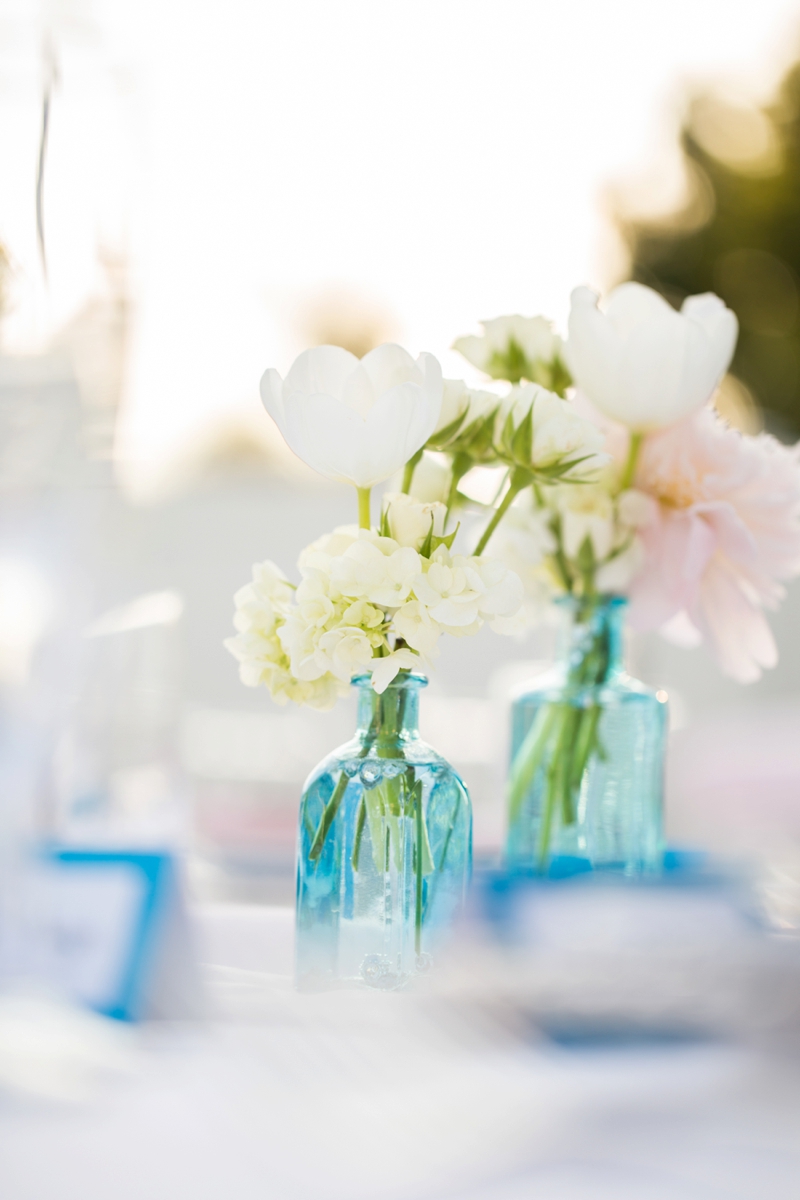 An Intimate Pink and Aqua Wedding via TheELD.com