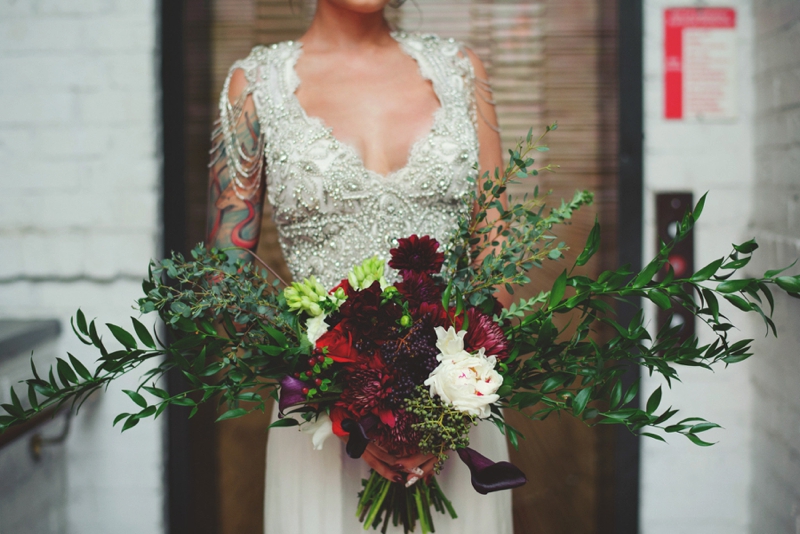 Black & Gold New Years Eve Wedding Ideas via TheELD.com