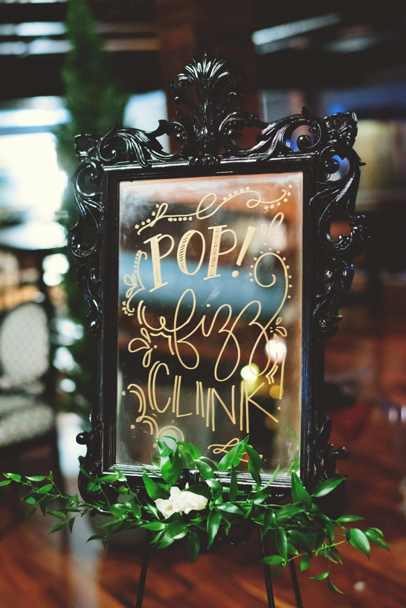 Black & Gold New Years Eve Wedding Ideas via TheELD.com