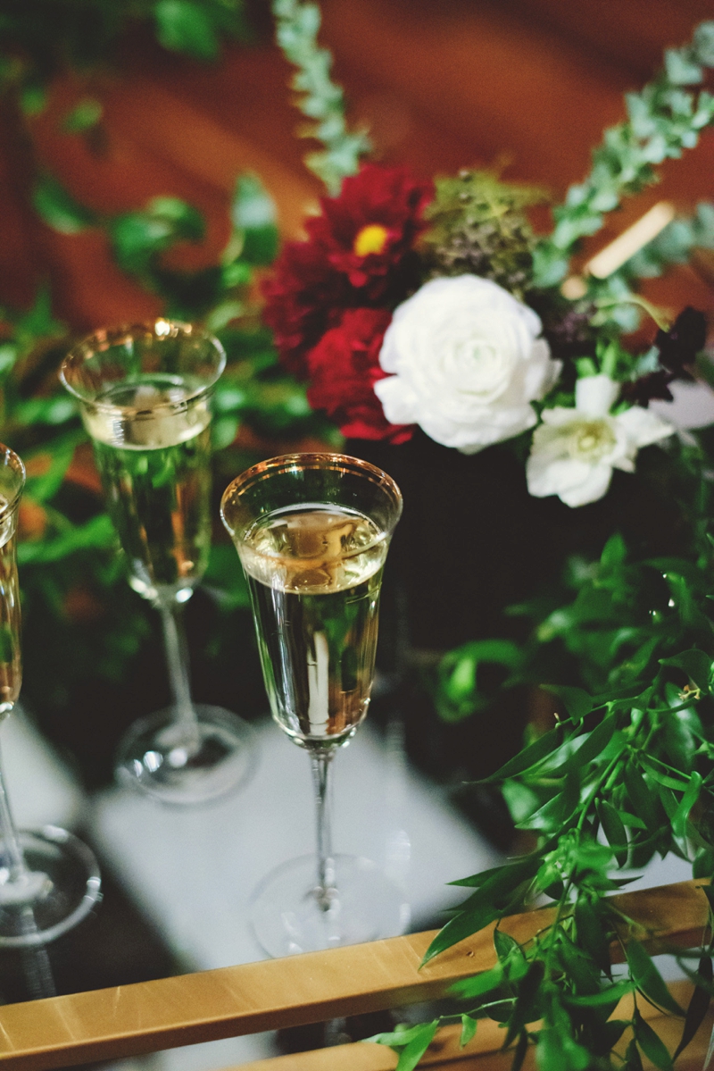 Black & Gold New Years Eve Wedding Ideas via TheELD.com