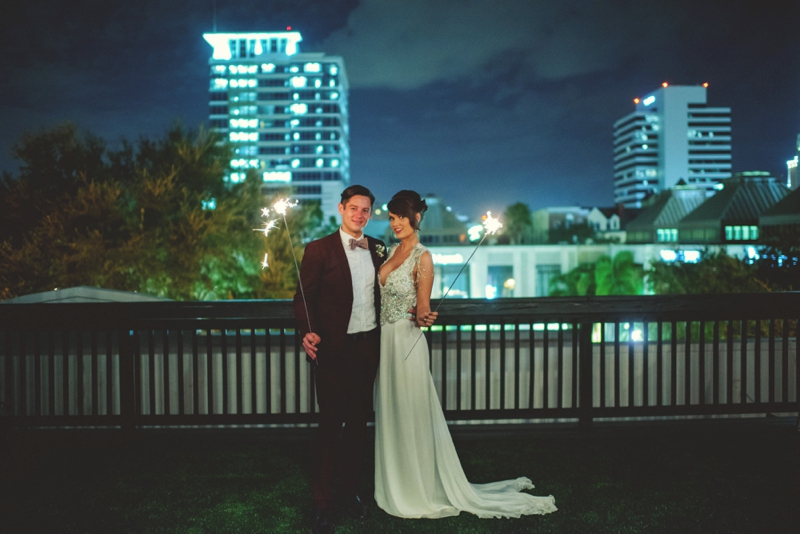 Black & Gold New Years Eve Wedding Ideas via TheELD.com