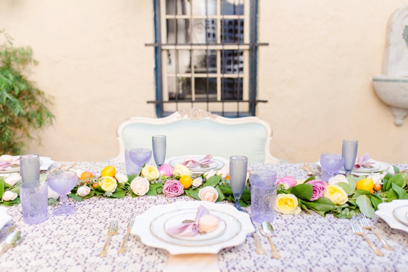 Colorful 60s Inspired Wedding Ideas via TheELD.com