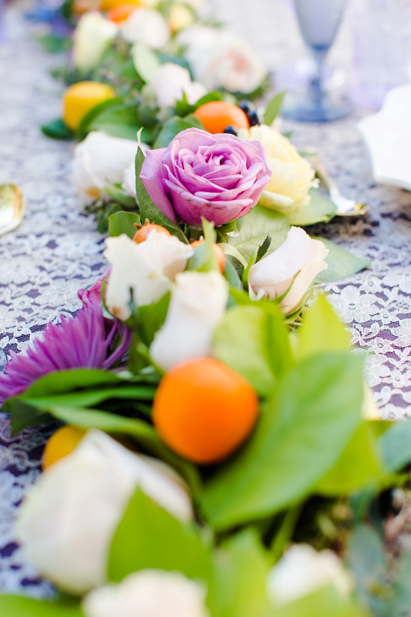 Colorful 60s Inspired Wedding Ideas via TheELD.com