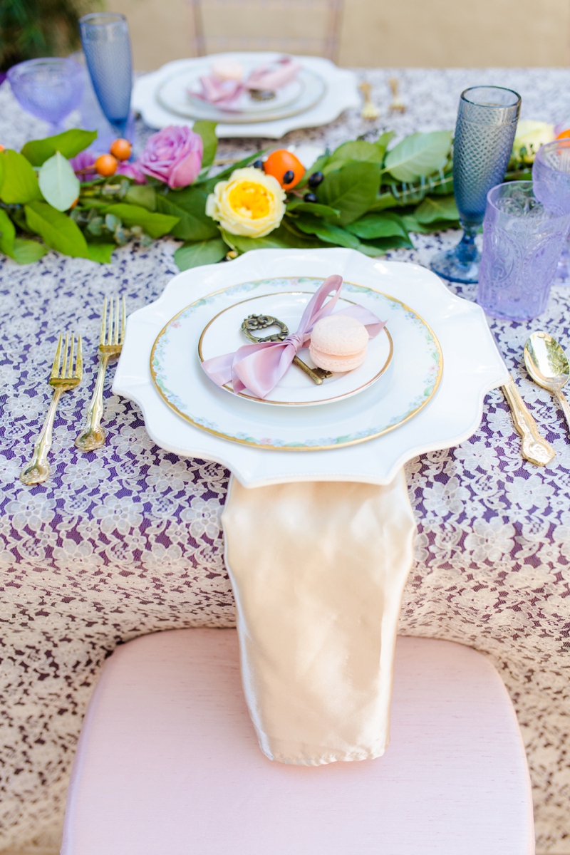 Colorful 60s Inspired Wedding Ideas via TheELD.com