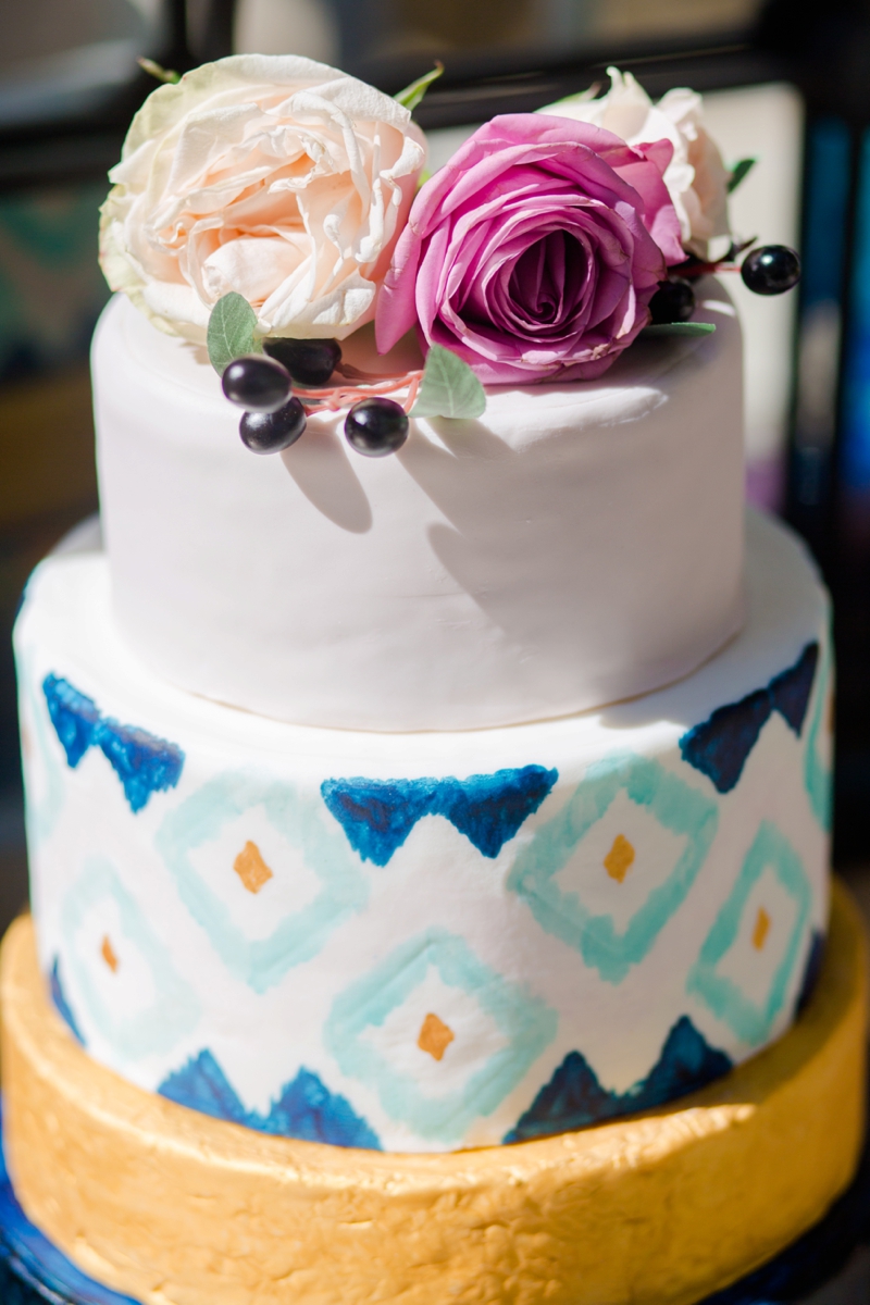 Colorful 60s Inspired Wedding Ideas via TheELD.com