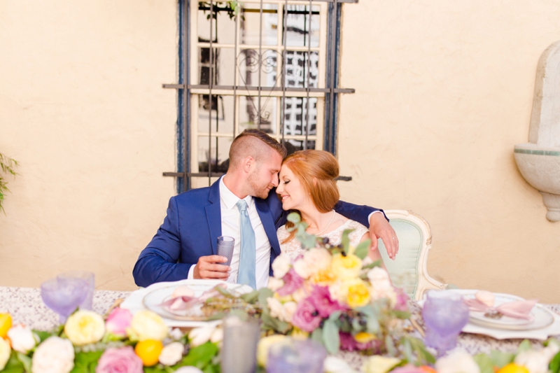 Colorful 60s Inspired Wedding Ideas via TheELD.com