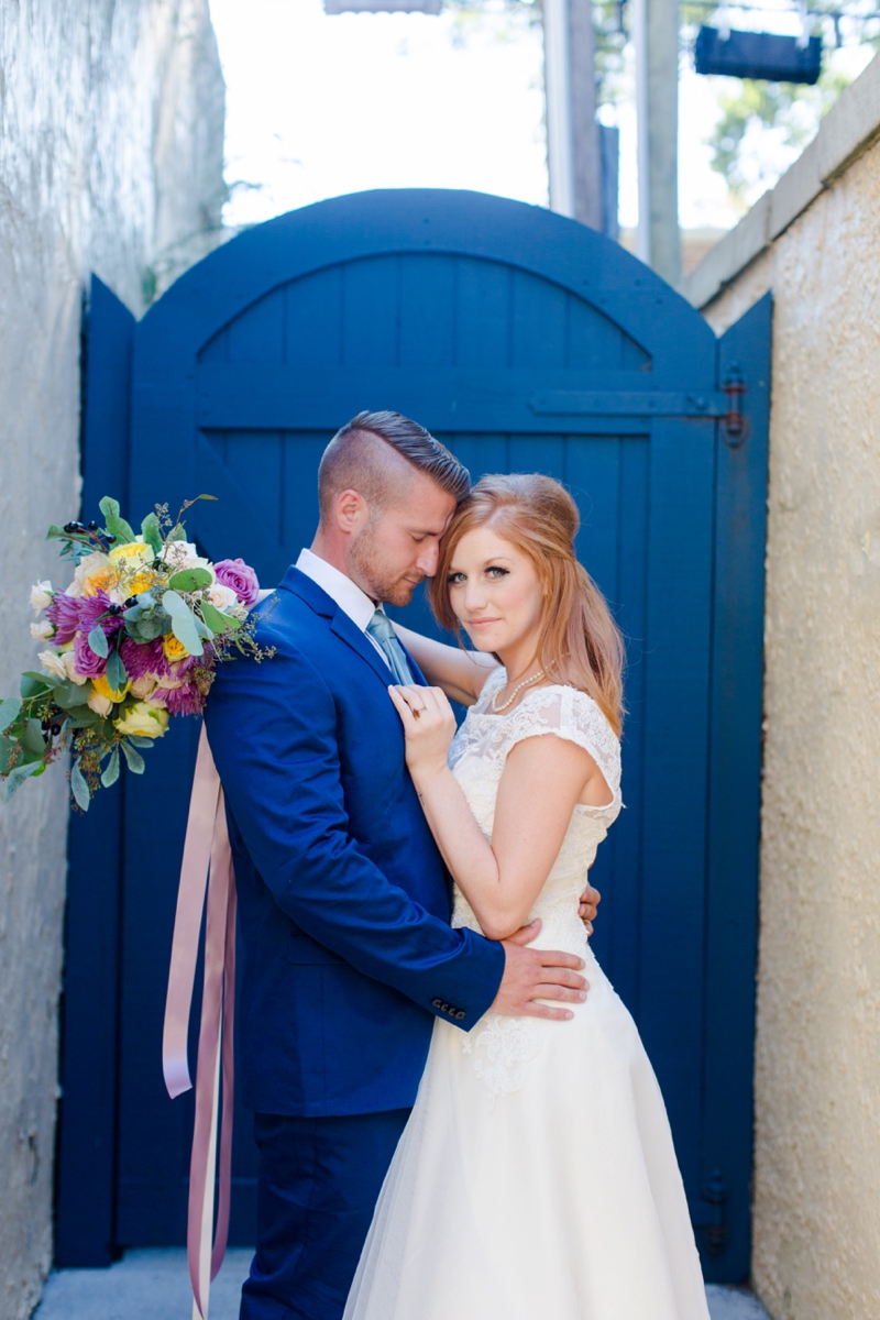 Colorful 60s Inspired Wedding Ideas via TheELD.com