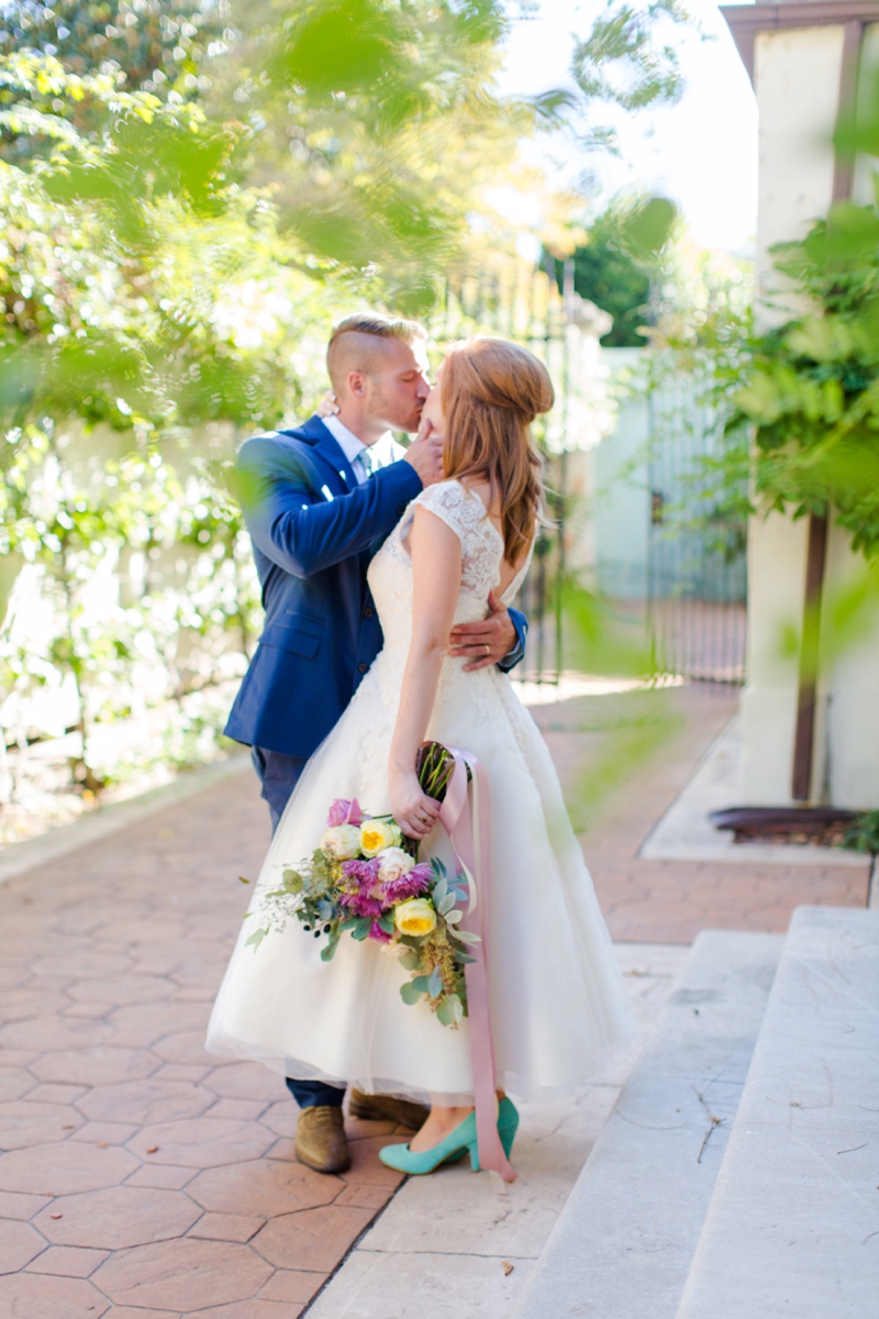 Colorful 60s Inspired Wedding Ideas via TheELD.com