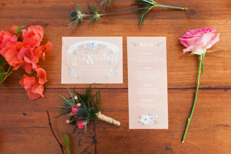 Eclectic Pink & Orange Boho Wedding Ideas via TheELD.com