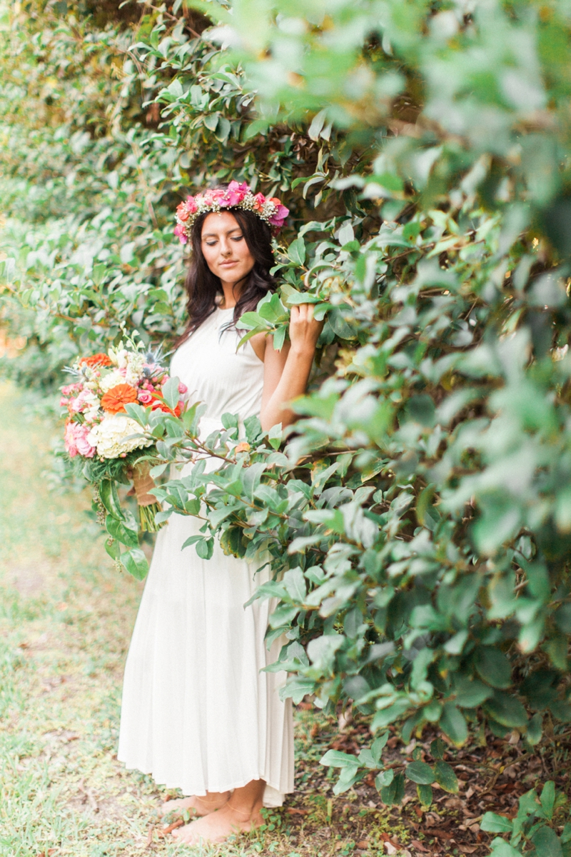 Eclectic Pink & Orange Boho Wedding Ideas via TheELD.com