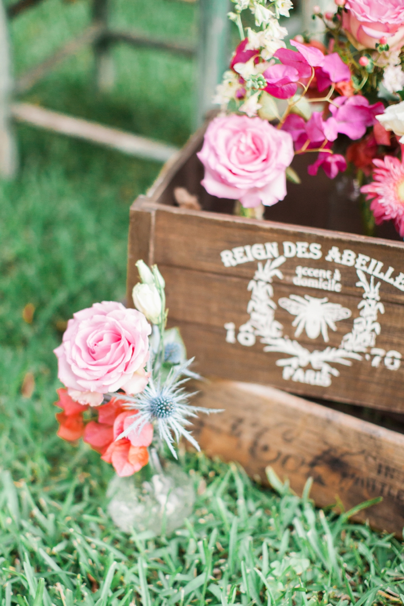 Eclectic Pink & Orange Boho Wedding Ideas via TheELD.com