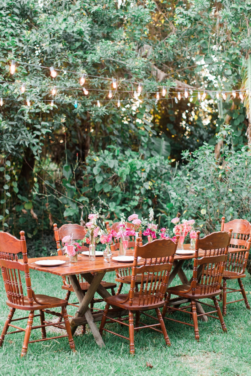 Eclectic Pink & Orange Boho Wedding Ideas via TheELD.com